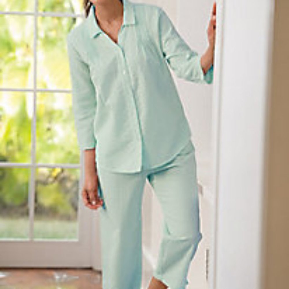 Applseeds Cotton Seersucker Pajamas
